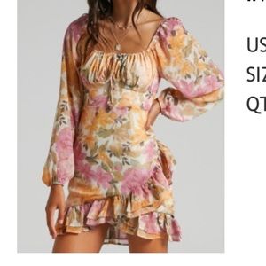 ShowPo Grizela pastel floral mini dress